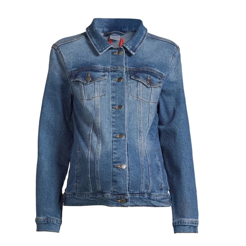 Women's Maternity Trucker Jacket - Picture 5 of 7